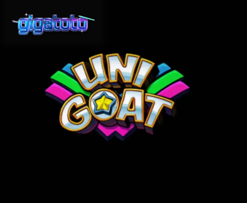 Pemandangan visual penuh warna dari slot Unigoat dengan karakter kambing ajaib dan grid permainan.